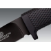 Резиновая рукоятка ножа с насечкой для удобства использования ножа Cold Steel 3V Pendleton Mini Hunter