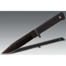 Популярный нож для охоты и тактического использования с клинком черного цвета