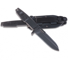 Тактический нож с черным покрытием