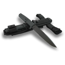 Универсальный полевой нож Extrema Ratio Venom для использования на охоте и отдыхе на природе в черном исполнении с ножнами