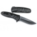 Черный клинок туристического ножа Ganzo G622-B-1