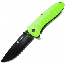 Зеленый складной нож Ganzo G622-FLG-1 с фонариком