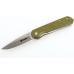 Зеленая пластиковая рукоять ножа Ganzo G6801
