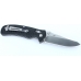 Нож Ganzo G726M с черной рукоятью и клипсой из стали