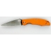Рукоятка с плашками из оранжевого противоударного пластика ножа Ganzo G732