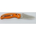 Рукоятка с плашками из оранжевого противоударного пластика ножа Ganzo G733