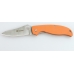 Рукоятка с плашками из оранжевого противоударного пластика ножа Ganzo G734