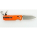 Клипса для ношения ножа Ganzo G735 изготовленна из стали