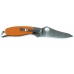 Нож Ganzo G7371 с рукоятью оранжевого цвета