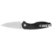 Нож с полированным клиноком и черной рукоятью Sog Aegis